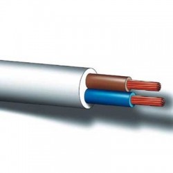 CABLE MANGUERA REDONDA BLANCA 2x2,5 (100mts)