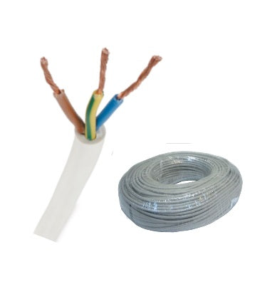 CABLE MANGUERA REDONDA BLANCA 3x1 (100mts)