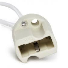 CASQUILLO G9 CERÁMICO C/CABLE 16cm