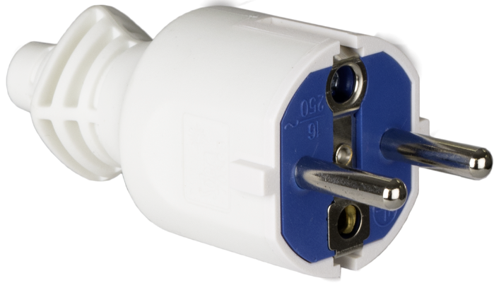 SOLERA 706CB Clavija aérea bipolar TTL BLANCA