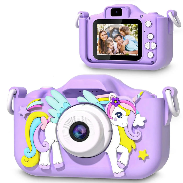 Appareil photo numérique enfant NNEOBA licorne, vidéo 1080p et écran 2 pouces