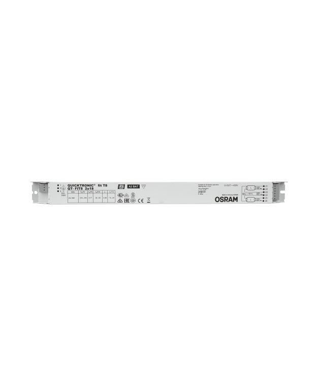 BALASTO 2x18w QT " FIT " (360x30x28mm)