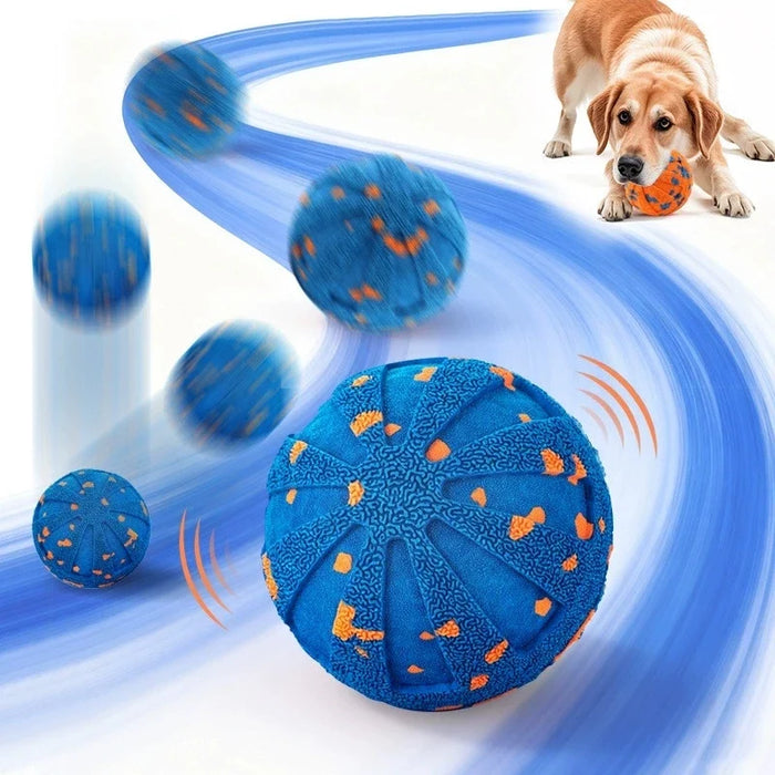 Electronic Interactive Dog Ball with Vibration and Bouncing, Blue