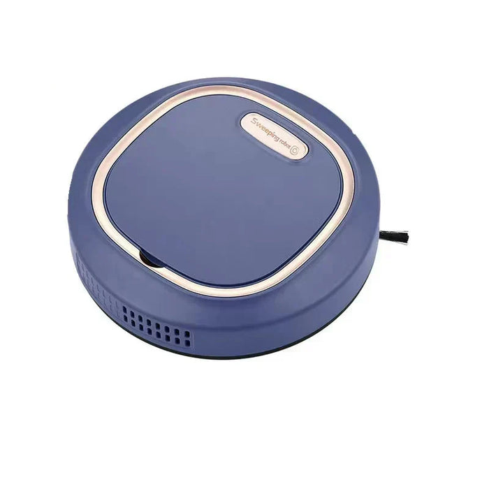 Mini robot aspirateur laveur NNEOBA 3 en 1, USB, batterie 1 200 mAh, bleu
