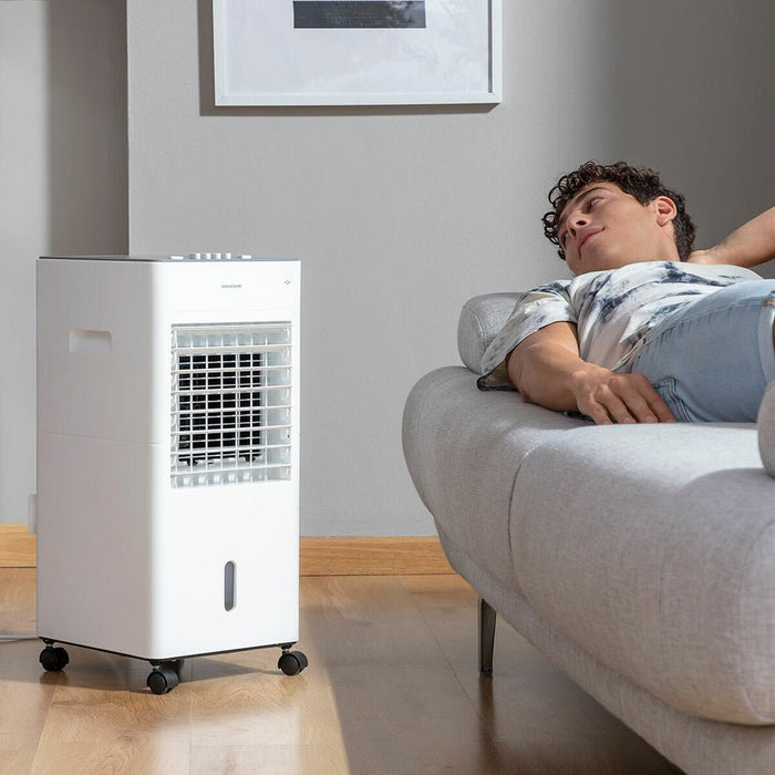 Climatizador Evaporativo Portátil Airvecove InnovaGoods | Enfría, Humidifica y Purifica con Depósito 5 L