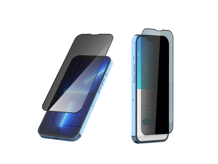Techancy KV1600 Privacy Tempered Glass for iPhone 13 Pro Max, 0.33 mm