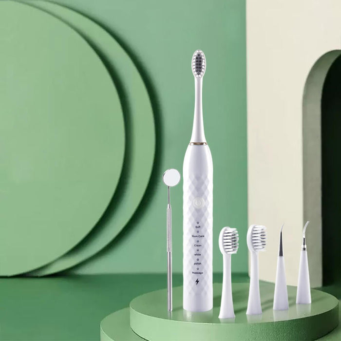 Kit de Limpieza Dental Eléctrico Completo para Uso Familiar y Viajes