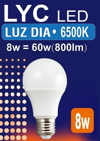 STANDARD LED 8W 6000K BLUE LINE *