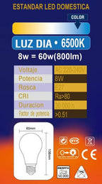STANDARD LED 8W 6000K BLUE LINE *