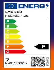 STANDARD LED 8W 6000K BLUE LINE *