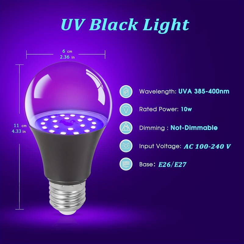 STANDARD LUZ NEGRA LED 10w