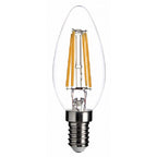 VELA LED FILAMENTO CLARA 6w E-14 2700K 600lm LYC *
