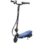 Trottinette électrique 120 W pliable pour enfant 7-14 ans 12 Km/h max. autonomie 10 Km max. bleu-0