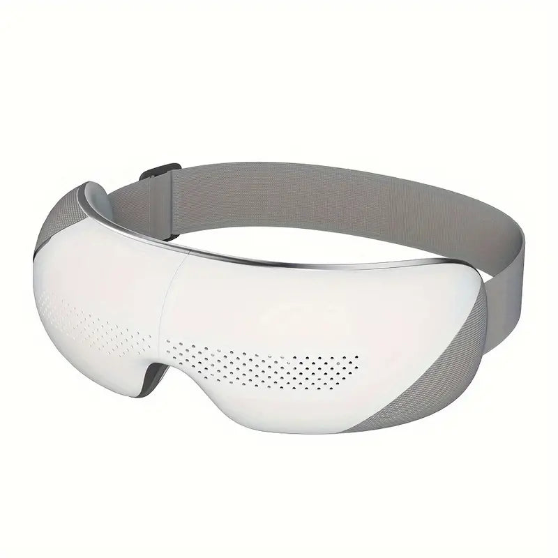 Rechargeable smart eye massager with roller and 1,200 mAh battery