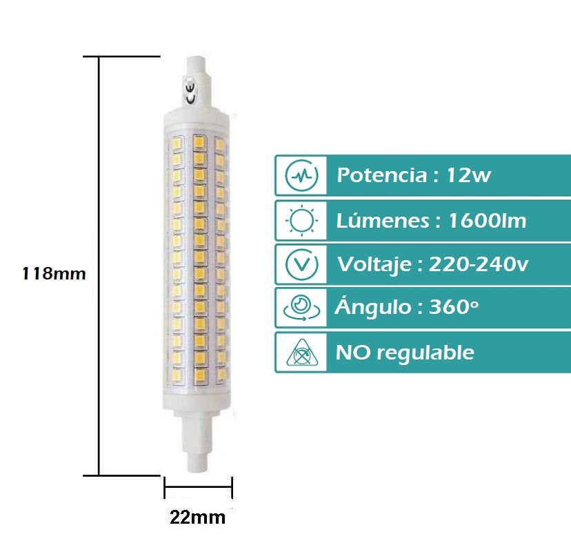 LINEAL LED 118mm 12w 2700K LYC LED *