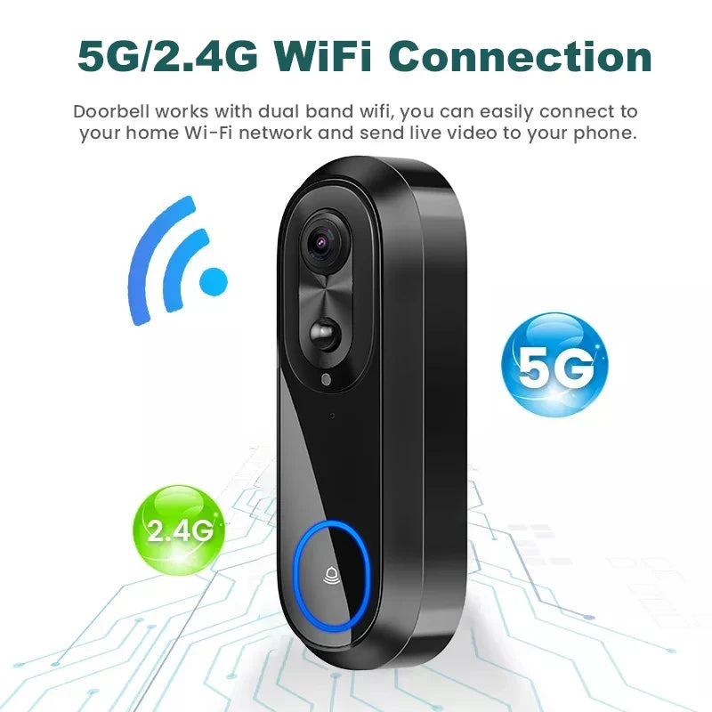 WiFi Video Doorbell Smart Camera (1080P)-1
