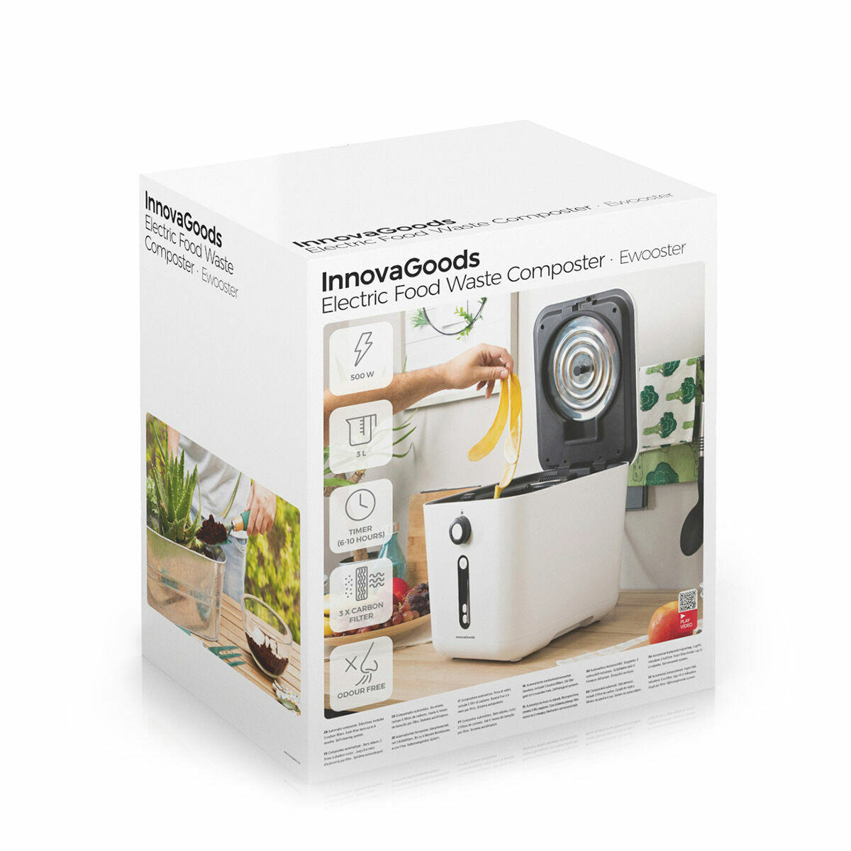 Elektrisk kökskomposterare Ewooster InnovaGoods