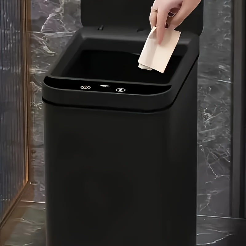 Automatic rubbish bin with smart sensor