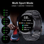 Smart Watch Big Screen Custom Dial Answer Call Fitness Tracker Sport Smart Watch For Men - Black-2