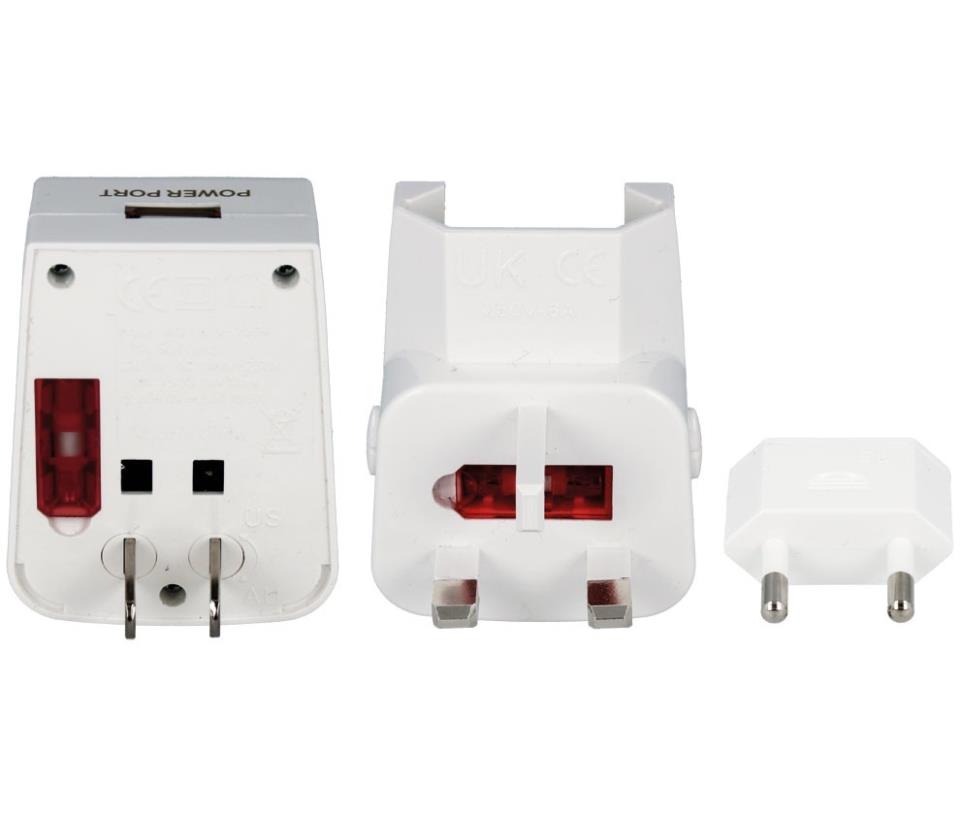 ADAPTADOR UNIVERSAL RETRACTIL c/USB