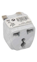 ADAPTADOR UNIVERSAL DE CLAVIJAS macho inglesa