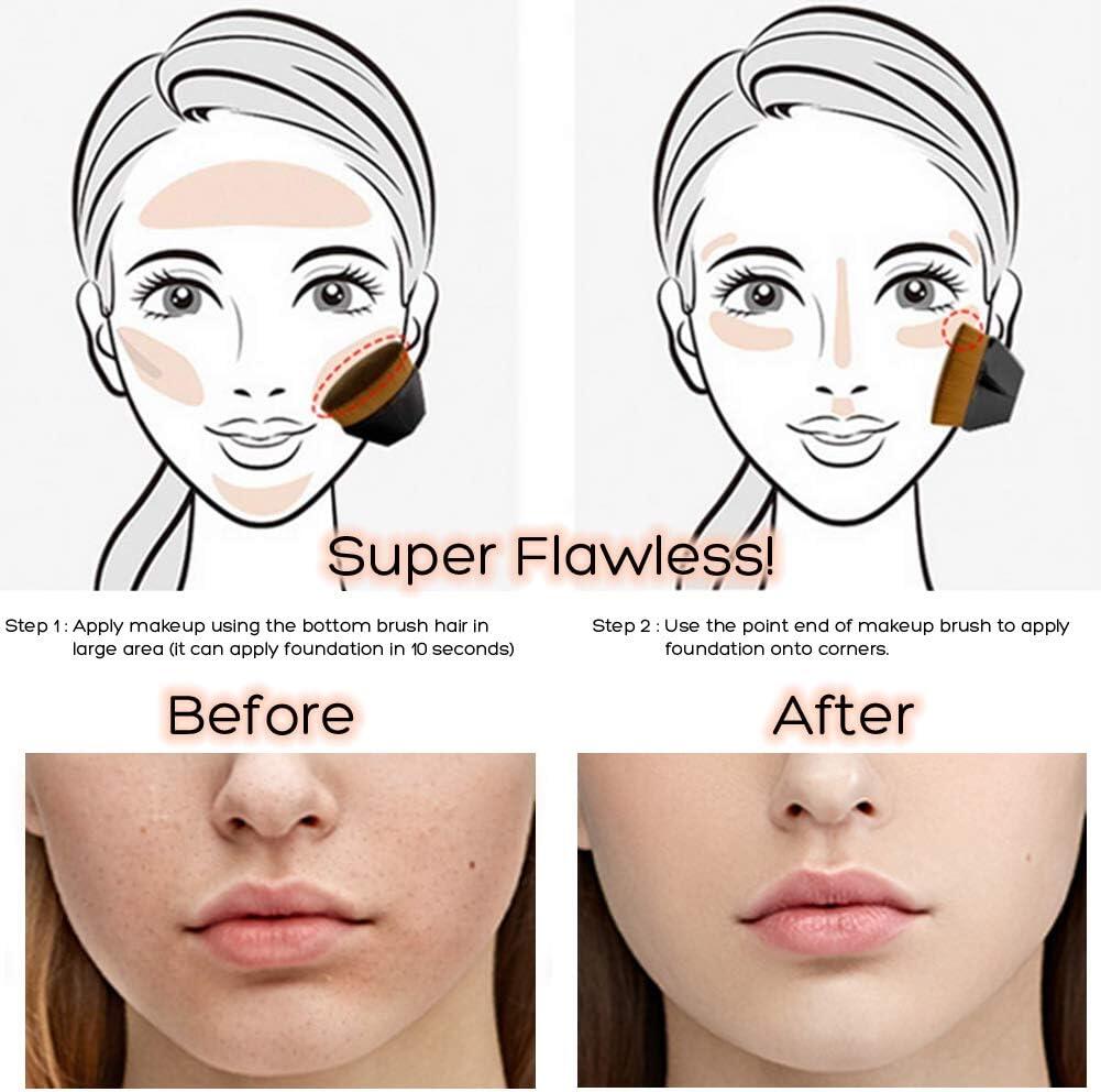 Brocha de alta densidad para una base sin imperfecciones