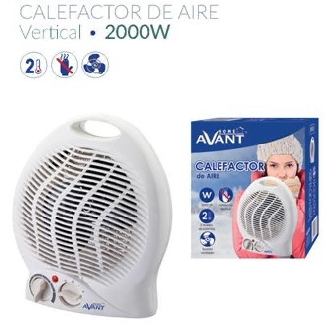 CALEFACTOR VERTICAL BLANCO 2000W
