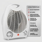 CALEFACTOR VERTICAL BLANCO 2000W