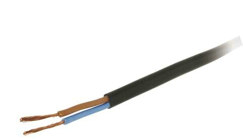 CABLE MANGUERA PLANA NEGRA 2x0.75 (100mts)