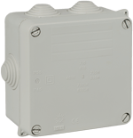 CAJA DE SUPERFICIE ESTANCA 100x100 mm