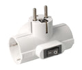 ADAPTADOR 3 TOMAS TRIPLE T/T 16A 250V C/ INTERRUPT