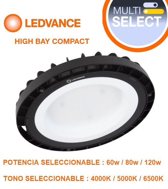 CAMPANA UFO LED 60w/80w/120w CCT OSRAM LEDVANCE *