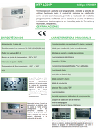 CRONOTERMOSTATO DIGITAL  "2hilos + pilas"