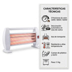 ESTUFA 3 BARRAS DE SUELO ANTIVUELCO