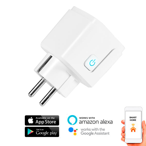 ENCHUFE SMART WIFI COMPATIBLE CON ALEXA Y GOOGLE *