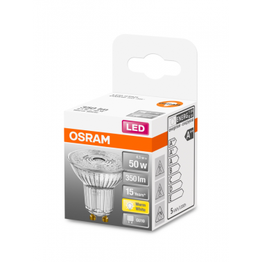 Pack de 6 uds GU10 LED 4.3w 827 36º OSRAM (G10L42)