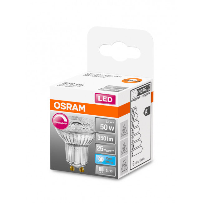 GU10 LED SUPERSTAR 4,5w 840 " DIM " OSRAM *