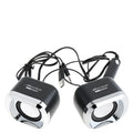 Portable Bass Computer Speakers with Subwoofer (Black)-0