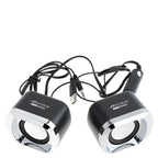 Portable Bass Computer Speakers with Subwoofer (Black)-0