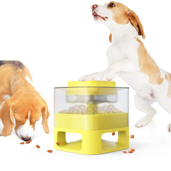 Interactive Slow-Feed Treat Dispenser for Cats and Dogs, 800G Variant