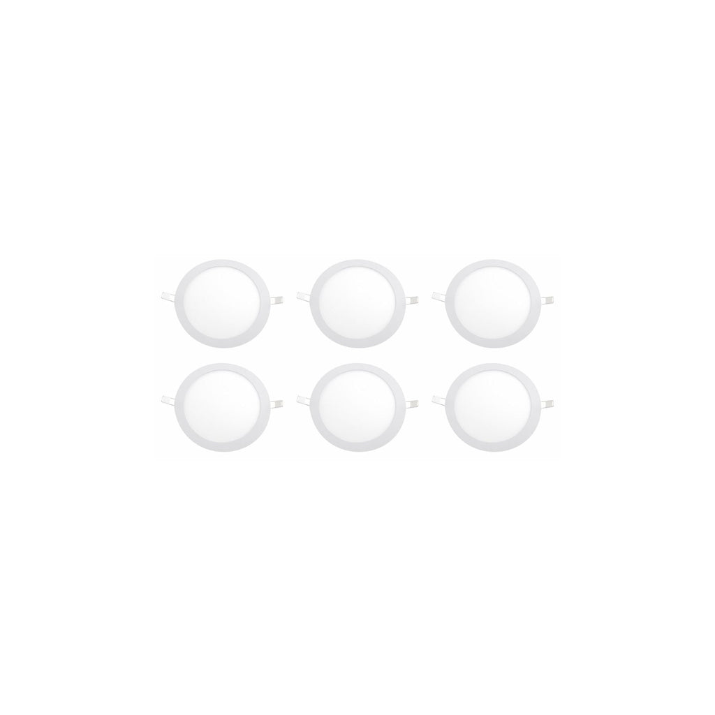 Pack 6 Downlight LED Empotrable ECO-PRO 18W 120° 1926 LM Blanca