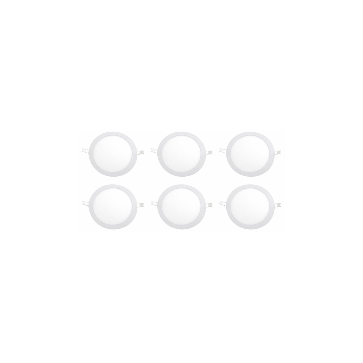 Pack 6 Downlight LED Empotrable ECO-PRO 18W 120° 1926 LM Blanca