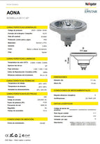 QR 111 LED GU10 12w 3000K 45º DIM*