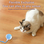 Balle-jouet intelligente pour chats, rechargeable