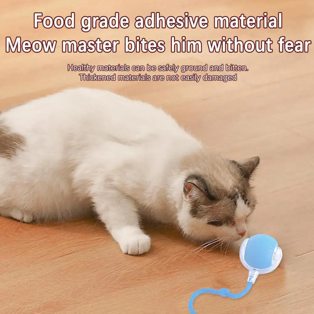 Balle-jouet intelligente pour chats, rechargeable