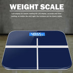Battery-powered smart digital body weight scale