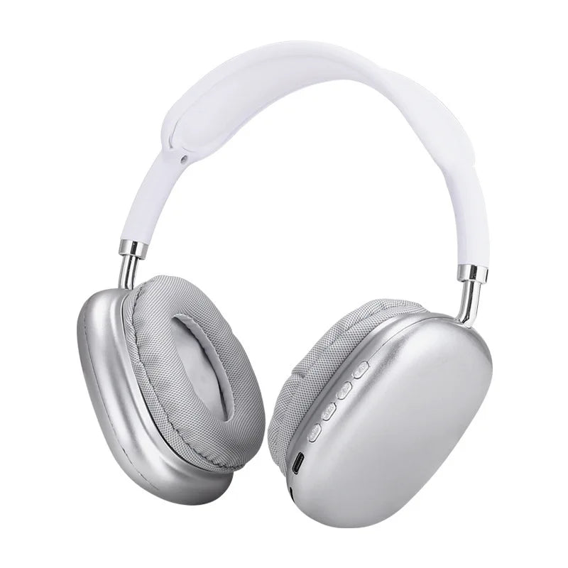 Wireless Bluetooth Over-Ear Headphones White-0