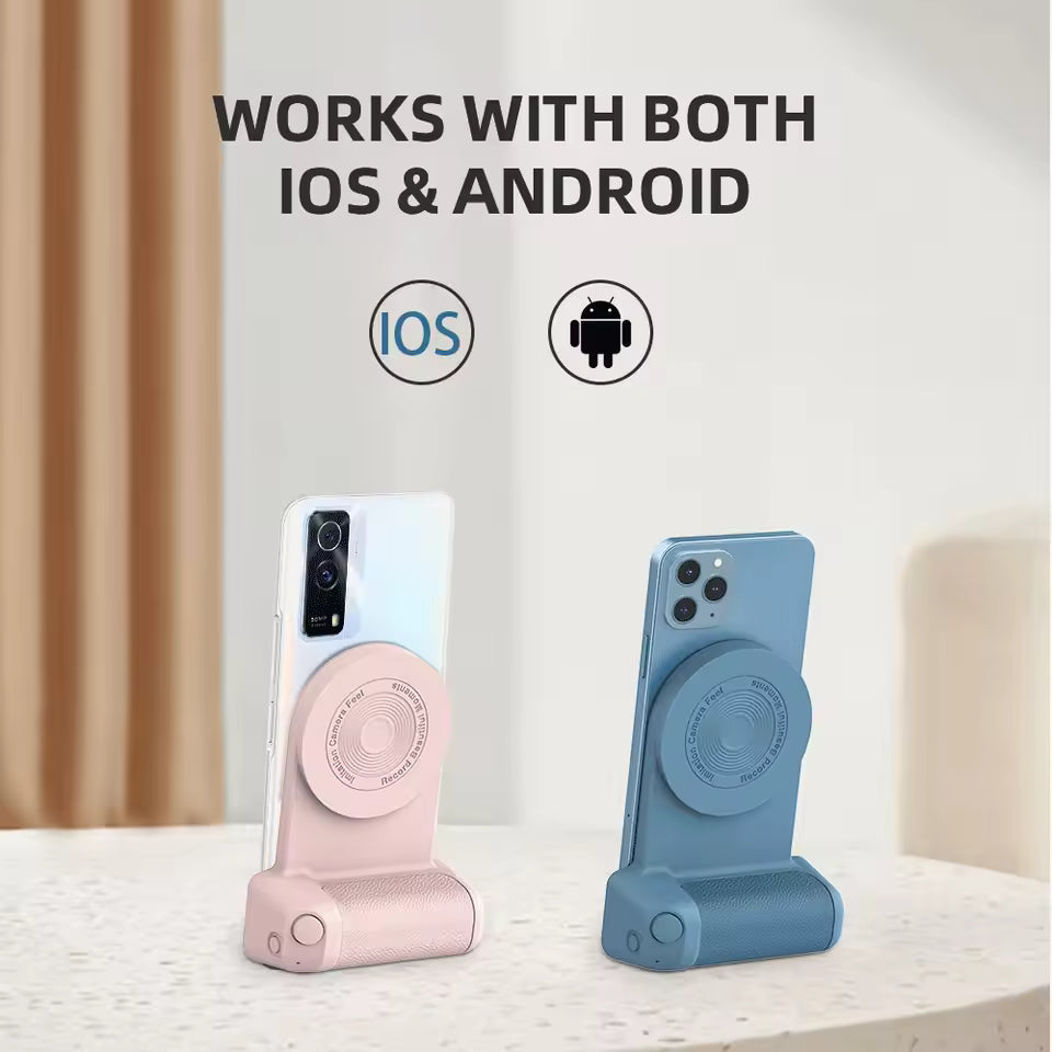 Innovagizmo SnapGrip BBC-8: Grip Magnético Profesional con Obturador Bluetooth