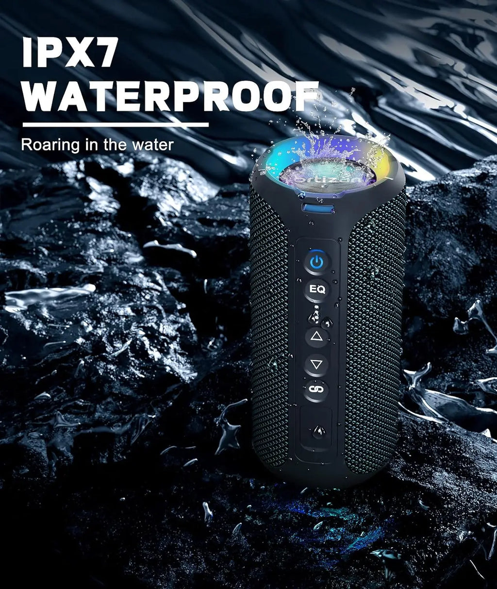 Bluetooth Speaker 40W Stereo Sound Black-3