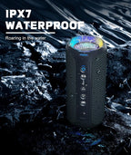 Bluetooth Speaker 40W Stereo Sound Black-3